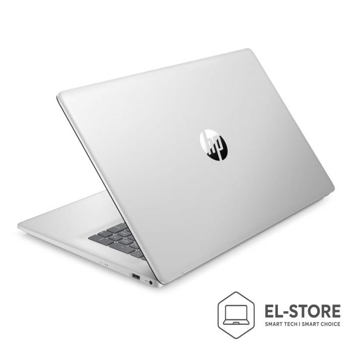 Pokrywa i obudowa laptopa HP 17-CP3114NW w kolorze srebrnym z logo HP – stylowy laptop dla nauczyciela i ucznia z dużym ekranem 17 calowym | El-Store.pl Polska